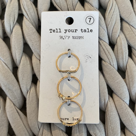 Gold Ring Set - Picture 3 of 3